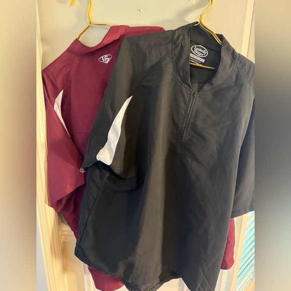Lot of 2 Louisville Slugger Quarter-Zip Pullover Jackets – Adult 2XL - Picture 1 of 9